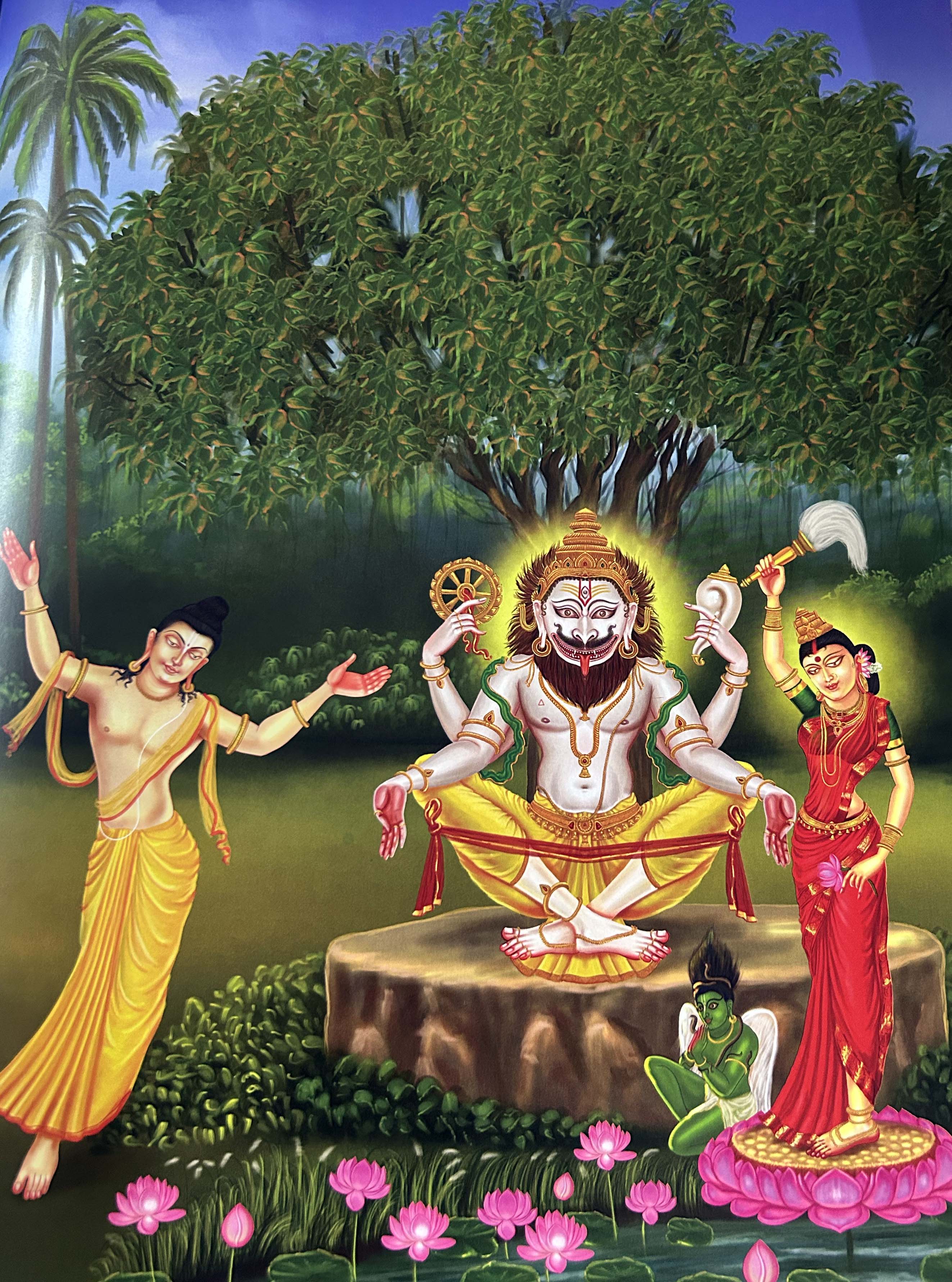 Narasimha: The God of Yoga, A Monumental Art Book Revealing the Divine Lord of Protection