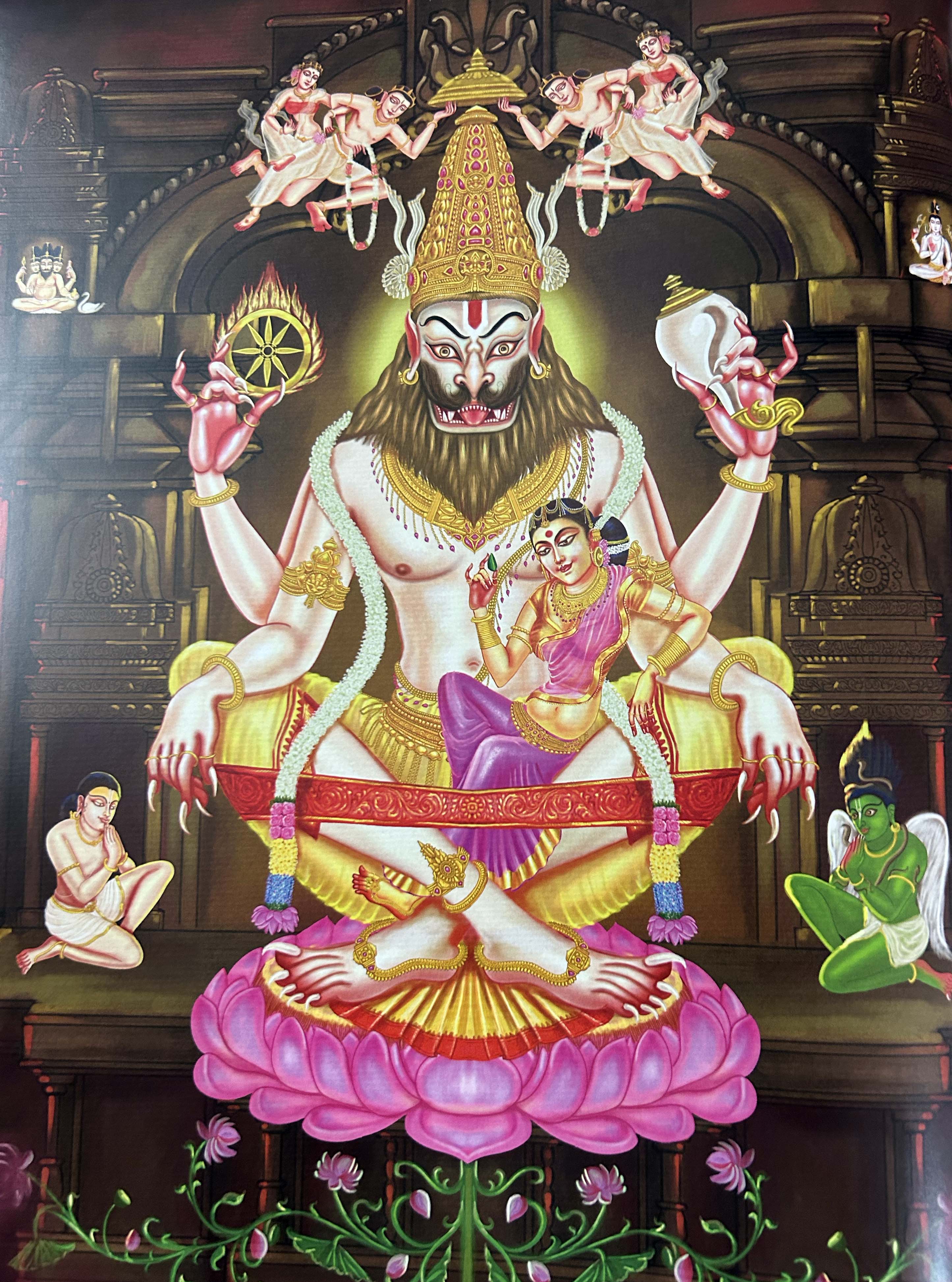 Narasimha: The God of Yoga, A Monumental Art Book Revealing the Divine Lord of Protection