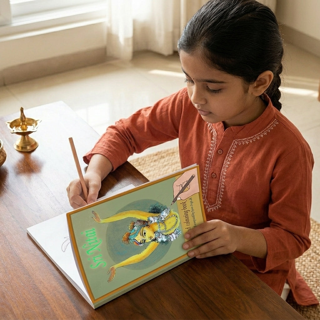 Sri Nitai Colouring Book