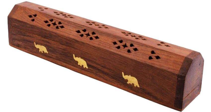 INCENSE STICK HOLDER AND ASH CATCHER WITH INCENSE STORAGE - Touchstone Media