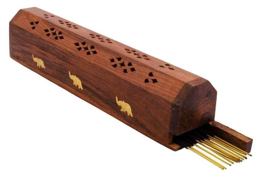 INCENSE STICK HOLDER AND ASH CATCHER WITH INCENSE STORAGE - Touchstone Media