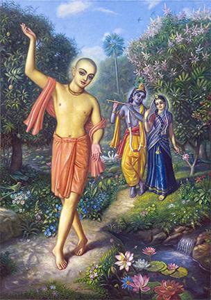 Lord Caitanya Combined Form of Radha-Krishna Poster and Canvas Prints - Touchstone Media