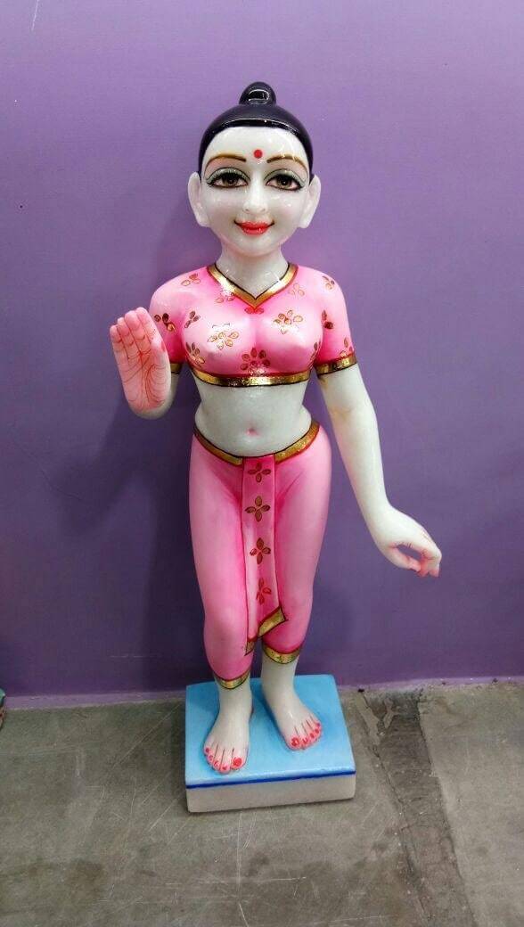 Radha and Krishna (Black) Marble Deities - Touchstone Media