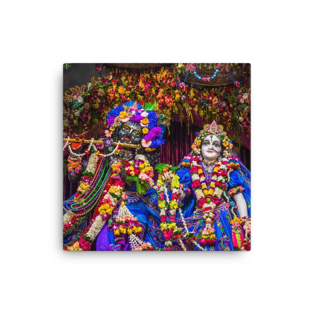 Sri Sri Radha Madhava on Canvas Print, Mayapur Dham - Touchstone Media