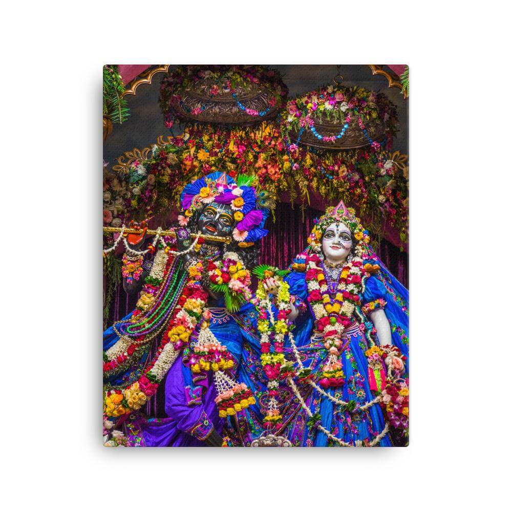 Sri Sri Radha Madhava on Canvas Print, Mayapur Dham - Touchstone Media