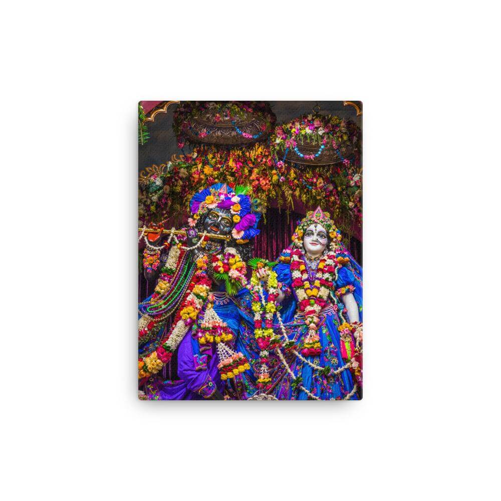 Sri Sri Radha Madhava on Canvas Print, Mayapur Dham - Touchstone Media