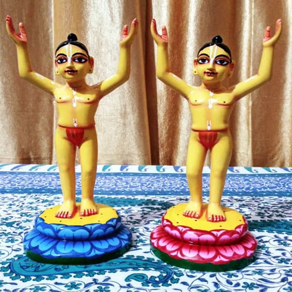 Sundar Nimai Nitai Wooden Deities - Deities