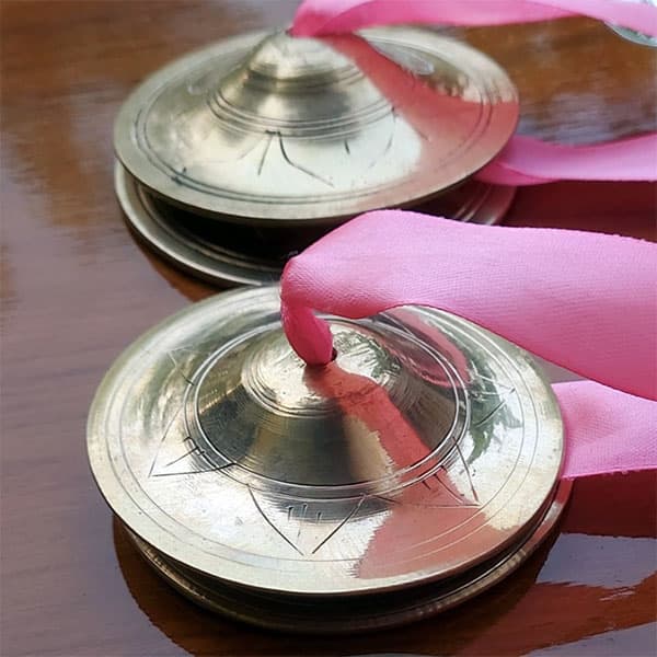 Traditional Indian Brass Kartal (Cymbal) For Devotional