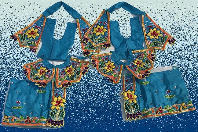 Velvet Petals Gour Nitai Outfit Set