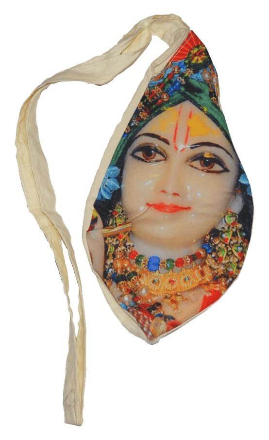 Japa Bead Bag -- Printed Krishna Art - Touchstone Media