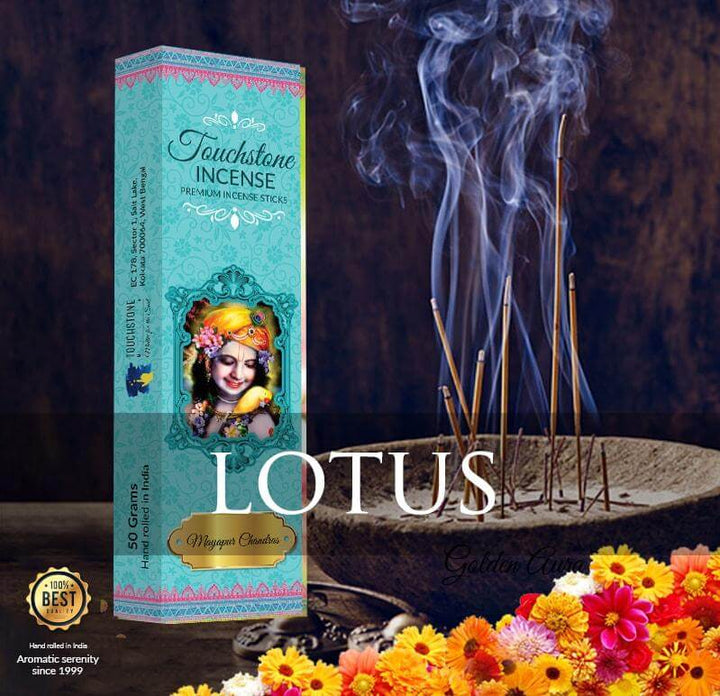 Lotus - Premium Hand-rolled Natural Incense - Touchstone Media