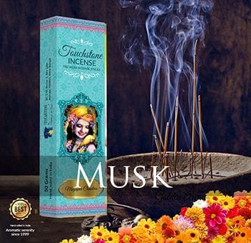 Musk - Premium Hand-rolled Natural Incense - Touchstone Media