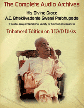 Srila Prabhupada Complete Audio Archives on 3 MP3-DVDs - Touchstone Media