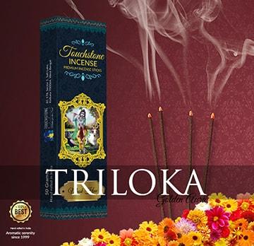 TRILOKA: Premium Natural Hand-rolled Incense - Touchstone Media